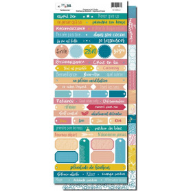 Planche de mots à découper Tendance Zen - Diy & Cie