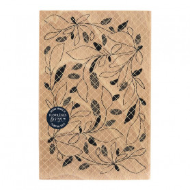 Tampon bois Feuillages emmêlés - Or Saison - Florilèges Design
