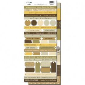 Planche de mots à découper Sous-Bois - Diy & Cie