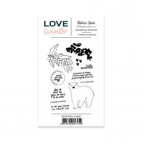 Tampons 1 Love Winter 11pc – Béatrice Garni Illustration