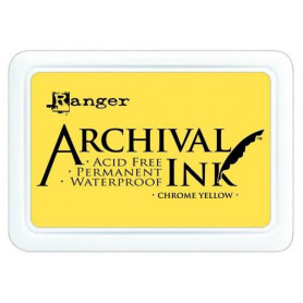 Archival Ink pad Chrome Yellow - Ranger
