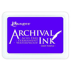 Archival Ink pad Deep Purple - Ranger