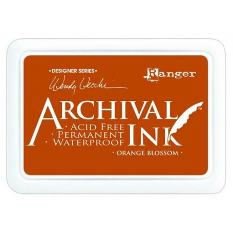Archival Ink pad Orange Blossom - Wendy Vecchi Ranger
