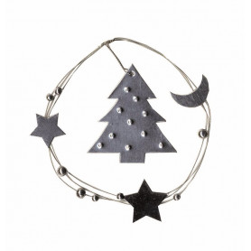 Silhouette Sapin autocollante 1 p – Artemio