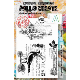 Tampons 393 Birdsong - AALL and Create Clear stamps