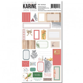 Stickers étiquettes Jardin d'hiver - Les ateliers de Karine