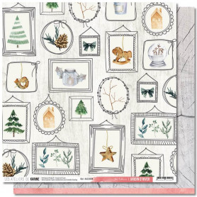 Papier 30x30 Joli Tableau 1f - Jardin d'hiver 4 - Les ateliers de Karine