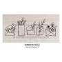Tampon bois Enveloppes fleuries - Esprit Cottage - Chou and Flowers