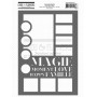 Pochoir Moodboard Magie A5 - Esprit Cottage - Chou and Flowers