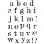 Tampons Design Lowercase Alphabet 31pc – Ciao Bella Stamps