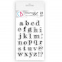 Tampons Design Lowercase Alphabet 31pc – Ciao Bella Stamps
