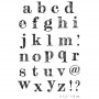 Tampons Design Lowercase Alphabet 31pc – Ciao Bella Stamps