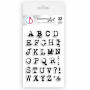 Tampons Reporter Uppercase Alphabet 32pc – Ciao Bella Stamps