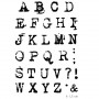 Tampons Reporter Uppercase Alphabet 32pc – Ciao Bella Stamps