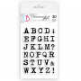 Tampons Remintgon Uppercase Alphabet 30pc – Ciao Bella Stamps