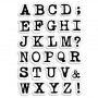 Tampons Remintgon Uppercase Alphabet 30pc – Ciao Bella Stamps