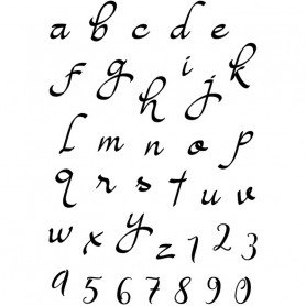 Tampons Moonlight Lowercase Alphabet 36pc – Ciao Bella Stamps