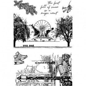 Tampons The first fall of snow 6pc – Ciao Bella Stamps