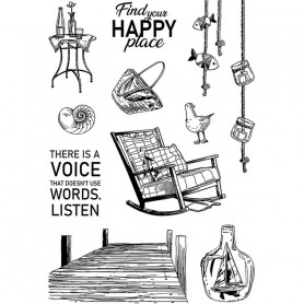 Tampons Find your happy place 11pc – Ciao Bella Stamps