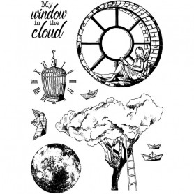 Tampons Windows in the cloud 8pc – Ciao Bella Stamps