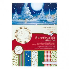 Set de papier A4 A Christmas Tale (24f) –  Forever Friends - Docrafts Papermania