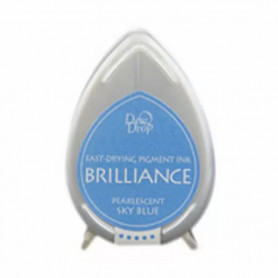 Brilliance Dew Drop Ink pad Pearlescent Sky Blue - Tsukineko