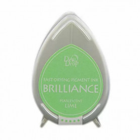 Brilliance Dew Drop Ink pad Pearlescent Lime - Tsukineko