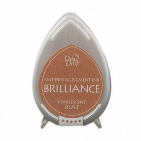 Brilliance Dew Drop Ink pad Pearlescent Rust - Tsukineko