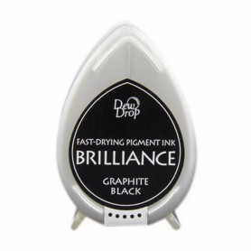 Brilliance Dew Drop Ink pad Graphite Black - Tsukineko