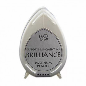 Brilliance Dew Drop Ink pad Platinium Planet - Tsukineko