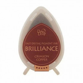 Brilliance Dew Drop Ink pad Crimson Copper - Tsukineko