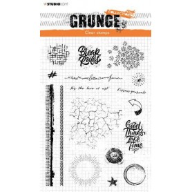 Tampons Grunge Collection nr 502 17pc - Studio Light Clear Stamps