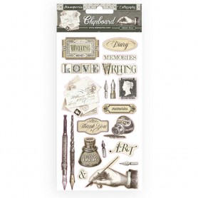 Chipboards Calligraphy 20pc - Stamperia