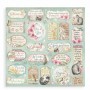 Set de papier 30x30 Orchids and Cats 10 feuilles - Stamperia