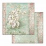 Set de papier 30x30 Orchids and Cats 10 feuilles - Stamperia