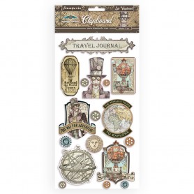 Chipboards Sir Vagabond 17pc- Stamperia
