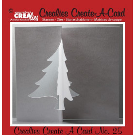 Die Create A Card no 25 Sapin - Crealies