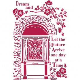 Pochoir Dream 21x30cm - Stamperia Thick Stencil Lady Vagabond