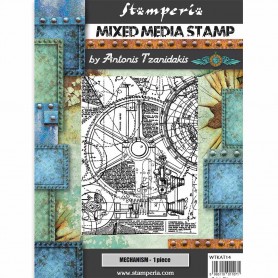 Mixed Media Stamp Mechanism 1pc - Sir Vagabond - Stamperia
