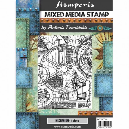 Mixed Media Stamp Mechanism 1pc - Sir Vagabond - Stamperia