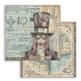 Papier 30x30 Sir Vagabond 1f - Sir Vagabond - Stamperia