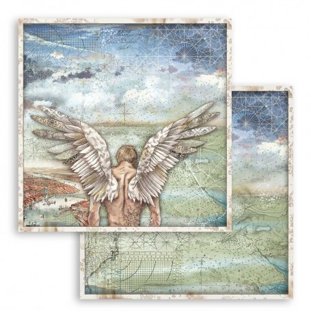 Papier 30x30 Wings 1f - Sir Vagabond - Stamperia