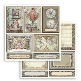 Papier 30x30 Cards 1f - Sir Vagabond - Stamperia