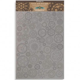 Greyboard A4 Gears small - Sir Vagabond - Stamperia