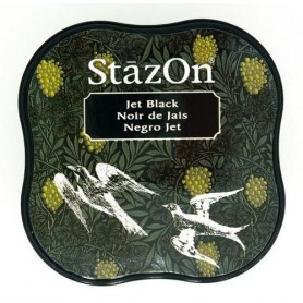 StazOn midi Ink pad Jet Black - Tsukineko