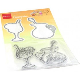 Clear Stamp & Die Hetty's Summer Sangria - Marianne Design
