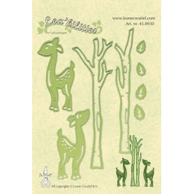 Dies Deer and Trees - Lea'bilities - Leane Creatief