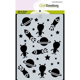 Pochoir Space – Craft Emotions Mask Stencil