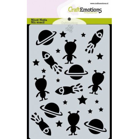 Pochoir Space – Craft Emotions Mask Stencil