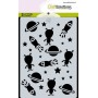 Pochoir Space – Craft Emotions Mask Stencil